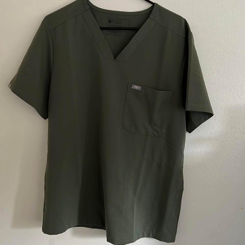 Men’s Figs Moss Top Large